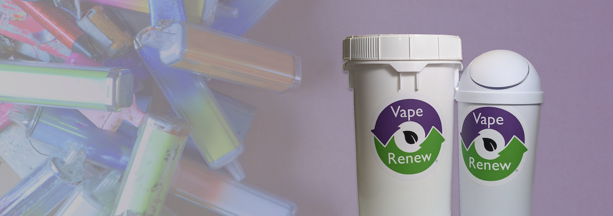 VapeRenew Canisters for Vape Device Recycling